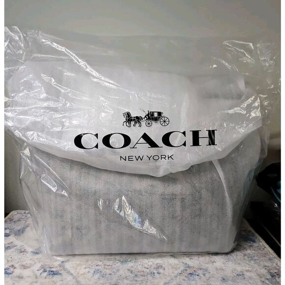 Coach Signature City Tote Animal Jungle Leopard Print Brown Interior MSRP $428 - Picture 3 of 11